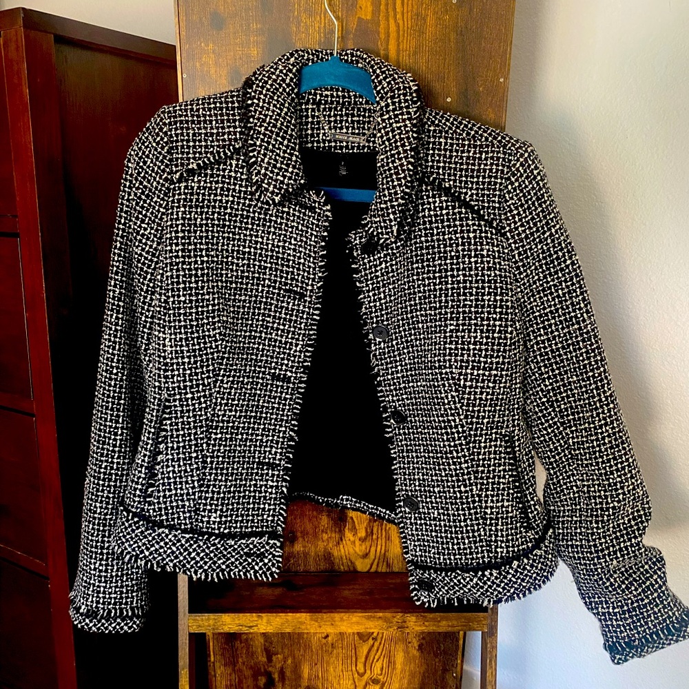 Black and White Blazer